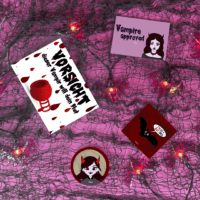 Sticker-Set vampire 1